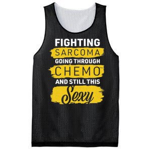 Fighting Sarcoma And Still Sexy Mesh Reversible Basketball Jersey Tank