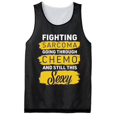 Fighting Sarcoma And Still Sexy Mesh Reversible Basketball Jersey Tank