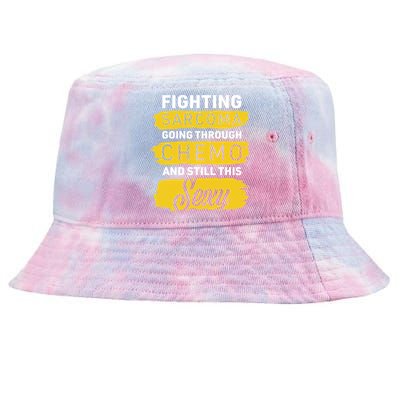 Fighting Sarcoma And Still Sexy Tie-Dyed Bucket Hat