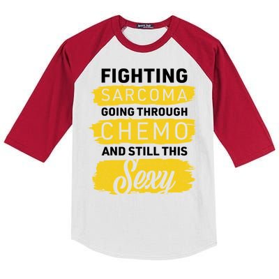 Fighting Sarcoma And Still Sexy Kids Colorblock Raglan Jersey