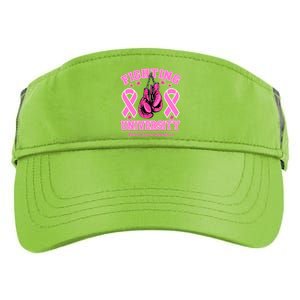 Fighting University Breast Cancer Awareness Boxing Fight Adult Drive Performance Visor