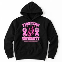 Fighting University Breast Cancer Awareness Boxing Fight Hoodie