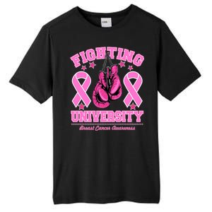 Fighting University Breast Cancer Awareness Boxing Fight Tall Fusion ChromaSoft Performance T-Shirt