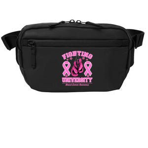 Fighting University Breast Cancer Awareness Boxing Fight Crossbody Pack