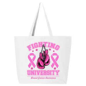 Fighting University Breast Cancer Awareness Boxing Fight 25L Jumbo Tote