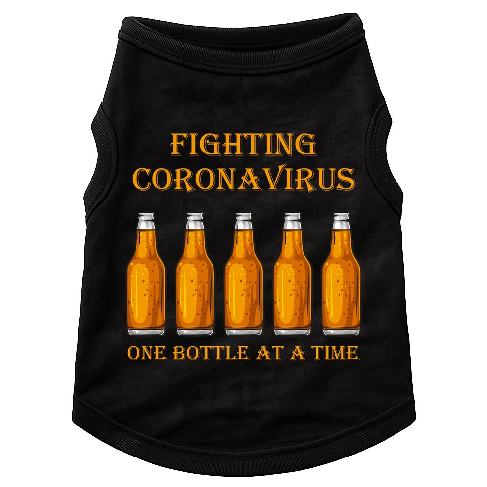 Fighting Virus One Bottle At A Time Doggie Tank