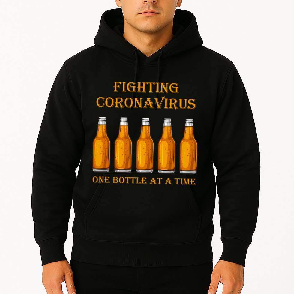 Fighting Virus One Bottle At A Time Hoodie
