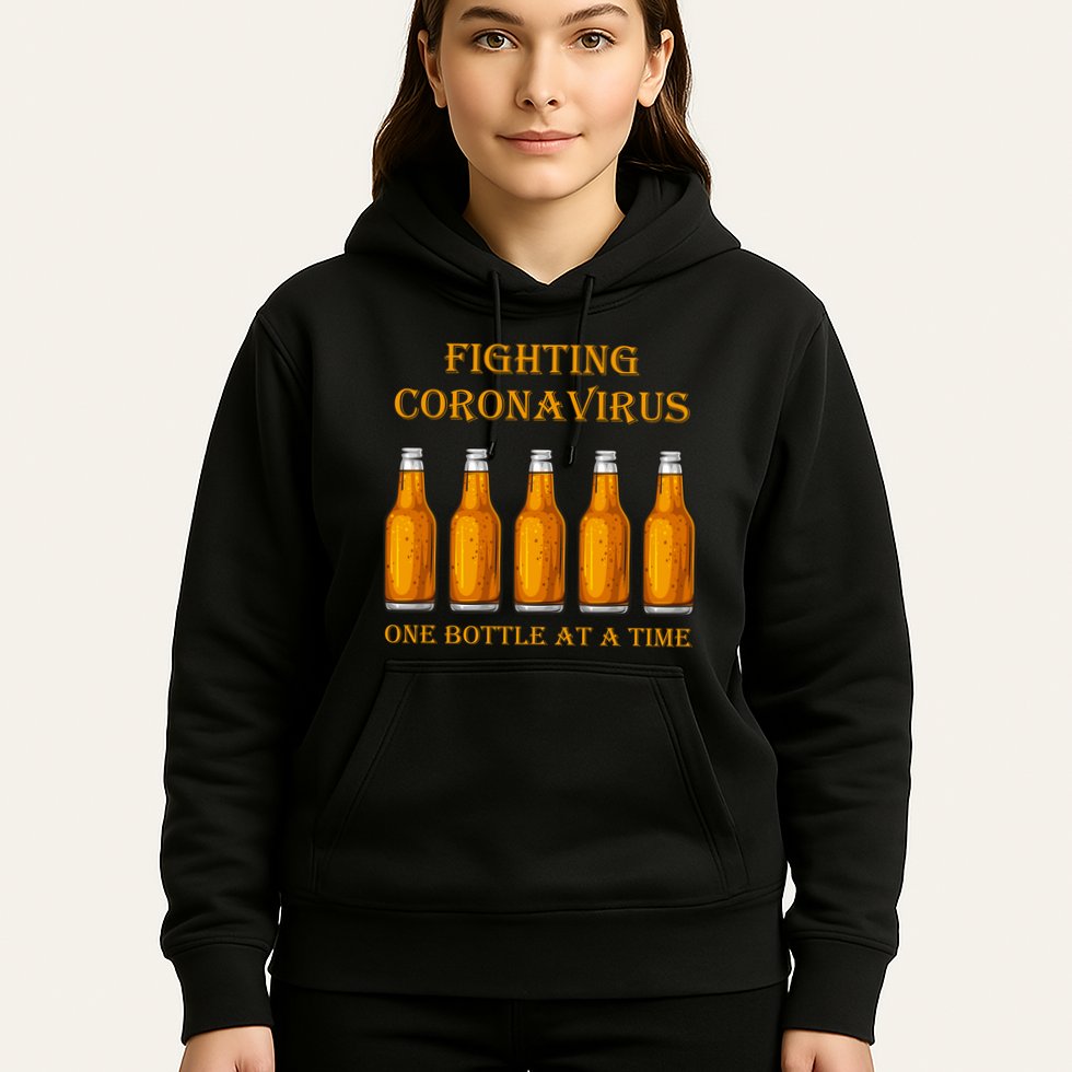 Fighting Virus One Bottle At A Time Hoodie