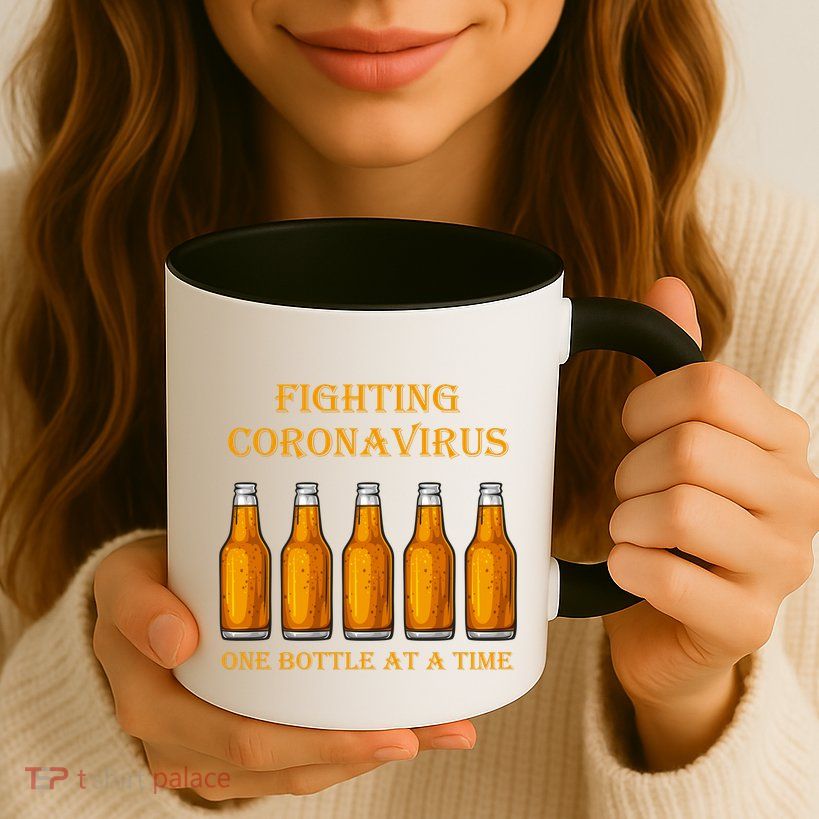 Fighting Virus One Bottle At A Time Mug