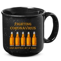 Fighting Virus One Bottle At A Time 15oz Campfire Ceramic Mug