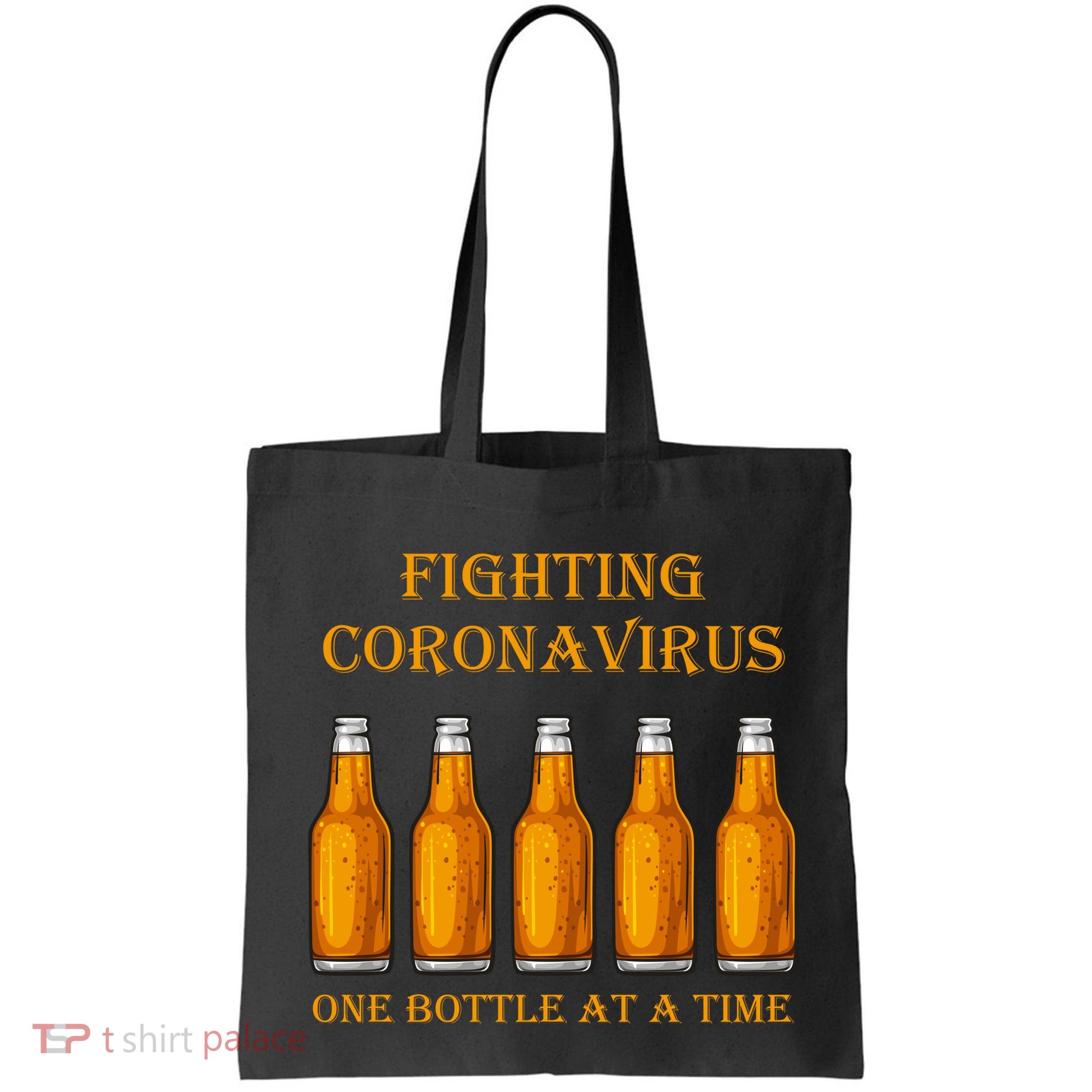 Fighting Virus One Bottle At A Time Bag