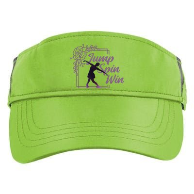 Figure Skating Jump Spin Win Adult Drive Performance Visor