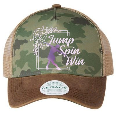 Figure Skating Jump Spin Win Legacy Tie Dye Trucker Hat