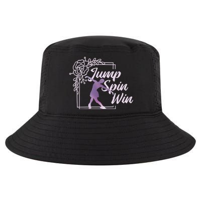 Figure Skating Jump Spin Win Cool Comfort Performance Bucket Hat