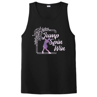 Figure Skating Jump Spin Win PosiCharge Competitor Tank