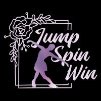 Figure Skating Jump Spin Win Cropped Pullover Crew