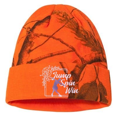 Figure Skating Jump Spin Win Kati Licensed 12" Camo Beanie