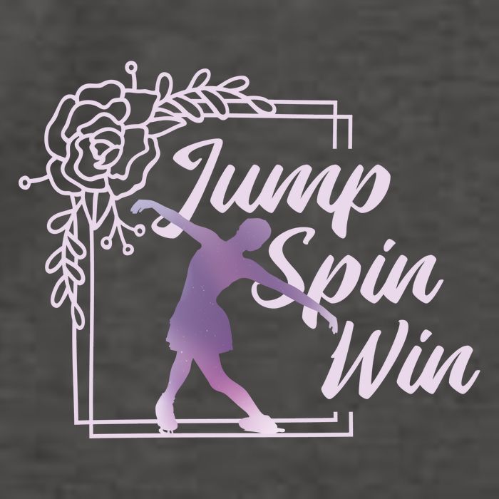 Figure Skating Jump Spin Win Vector Backpack