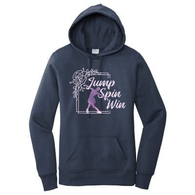 Figure Skating Jump Spin Win Women's Pullover Hoodie