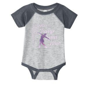 Figure Skating Jump Spin Win Infant Baby Jersey Bodysuit