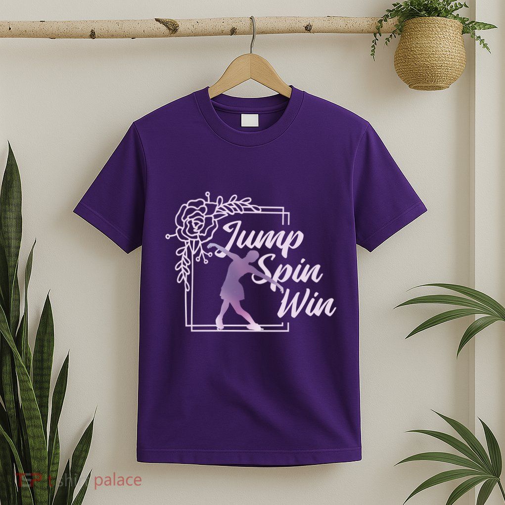 Figure Skating Jump Spin Win T-Shirt