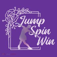 Figure Skating Jump Spin Win T-Shirt
