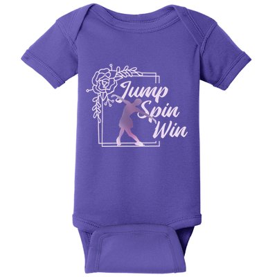 Figure Skating Jump Spin Win Baby Bodysuit
