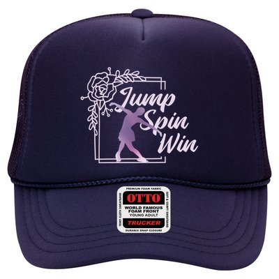 Figure Skating Jump Spin Win Trucker Hat