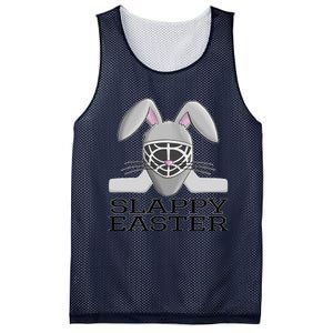 Fun Ice Hockey Easter Bunny Slappy Easter T For Mesh Reversible Basketball Jersey Tank