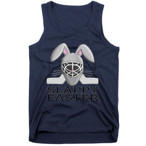 Fun Ice Hockey Easter Bunny Slappy Easter T For Tank Top