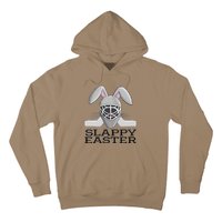 Fun Ice Hockey Easter Bunny Slappy Easter T For Hoodie