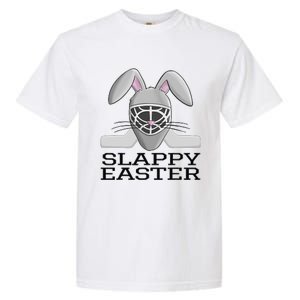 Fun Ice Hockey Easter Bunny Slappy Easter T For Garment-Dyed Heavyweight T-Shirt