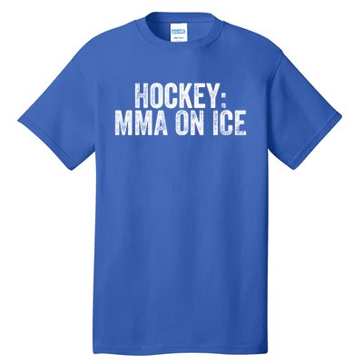 Funny Ice Hockey Player Mma Saying Fighting Penalty Box Gift Tall T-Shirt