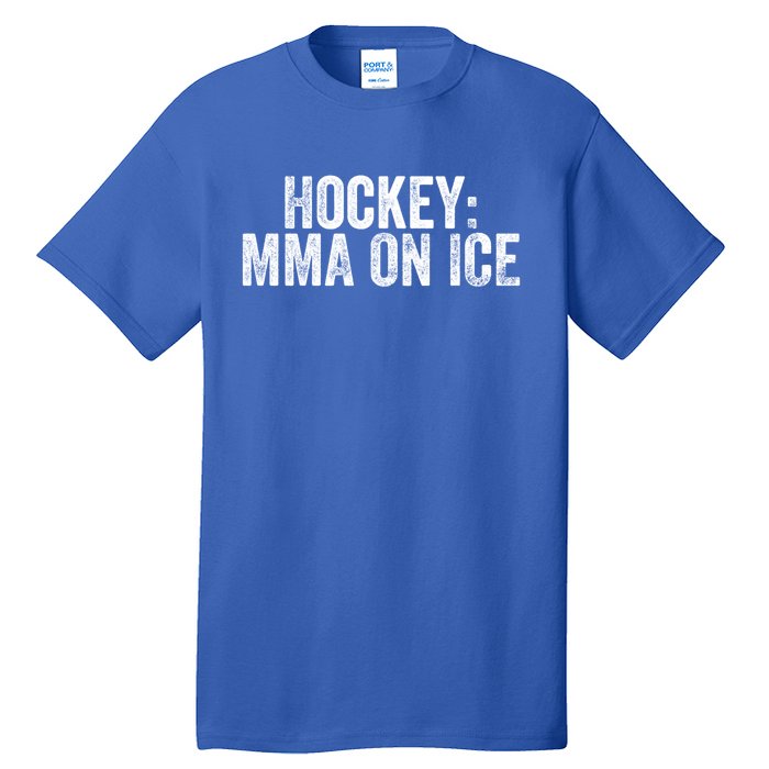 Funny Ice Hockey Player Mma Saying Fighting Penalty Box Gift Tall T-Shirt