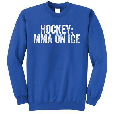 Funny Ice Hockey Player Mma Saying Fighting Penalty Box Gift Tall Sweatshirt