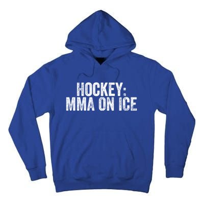 Funny Ice Hockey Player Mma Saying Fighting Penalty Box Gift Tall Hoodie