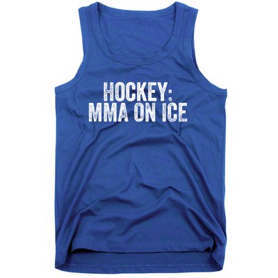 Funny Ice Hockey Player Mma Saying Fighting Penalty Box Gift Tank Top