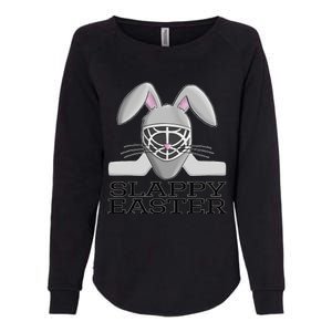 Fun Ice Hockey Easter Bunny Slappy Easter For Womens California Wash Sweatshirt