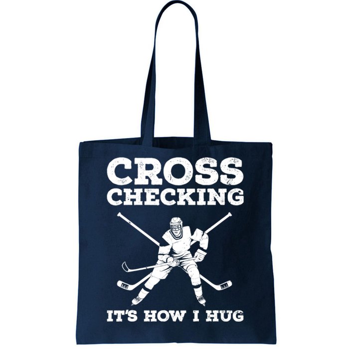 Funny Ice Hockey Art For Ice Hockey Lover Coach Tote Bag