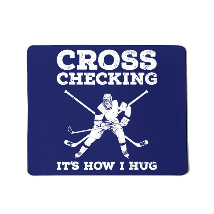 Funny Ice Hockey Art For Ice Hockey Lover Coach Mousepad