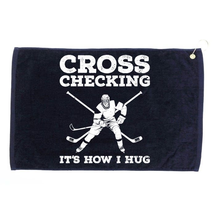 Funny Ice Hockey Art For Ice Hockey Lover Coach Grommeted Golf Towel