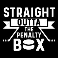 Funny Ice Hockey Player Straight Outta The Penalty Box Gift Cooling Performance Crew T-Shirt