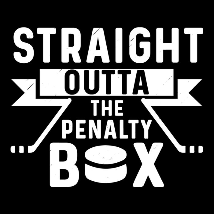 Funny Ice Hockey Player Straight Outta The Penalty Box Gift Cooling Performance Crew T-Shirt