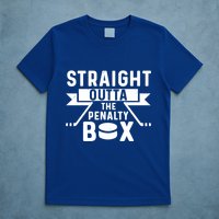 Funny Ice Hockey Player Straight Outta The Penalty Box Gift T-Shirt