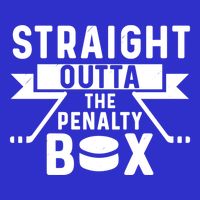 Funny Ice Hockey Player Straight Outta The Penalty Box Gift T-Shirt