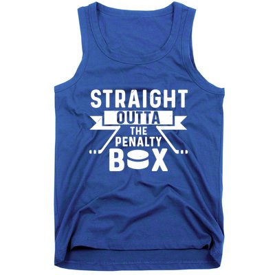 Funny Ice Hockey Player Straight Outta The Penalty Box Gift Tank Top