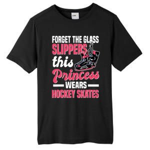 Funny Ice Hockey Girl This Princess Wears Hockey Skates Tall Fusion ChromaSoft Performance T-Shirt