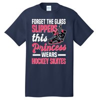 Funny Ice Hockey Girl This Princess Wears Hockey Skates Tall T-Shirt