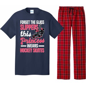 Funny Ice Hockey Girl This Princess Wears Hockey Skates Pajama Set