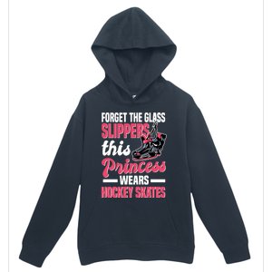 Funny Ice Hockey Girl This Princess Wears Hockey Skates Urban Pullover Hoodie